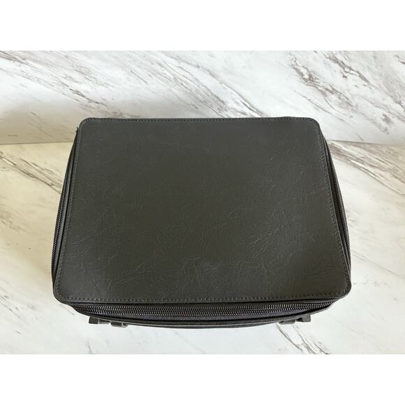 BÉIS Travel Makeup Organizer Black Cosmetic Case, Holiday Gift For Beauty Lover - Picture 4 of 8